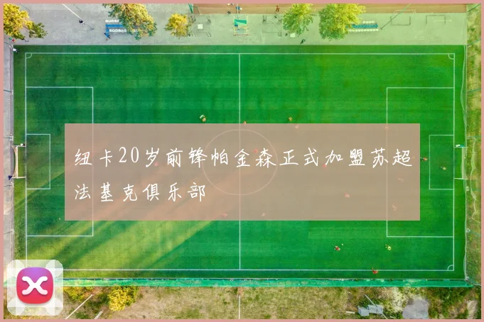 纽卡20岁前锋帕金森正式加盟苏超法基克俱乐部
